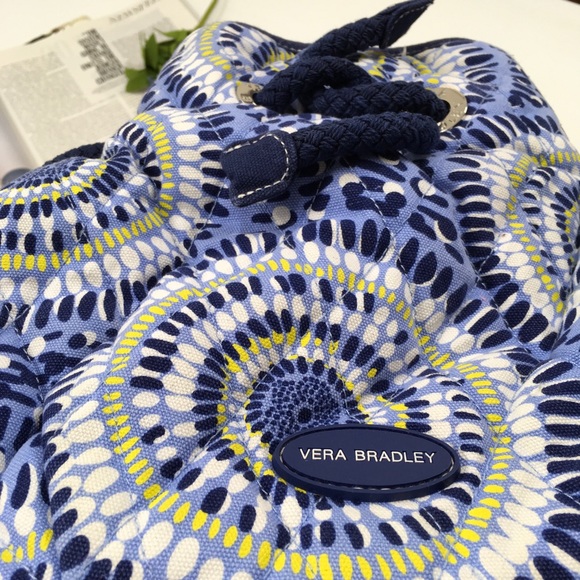 Vera Bradley | Blue Yellow Purse - Picture 7 of 7